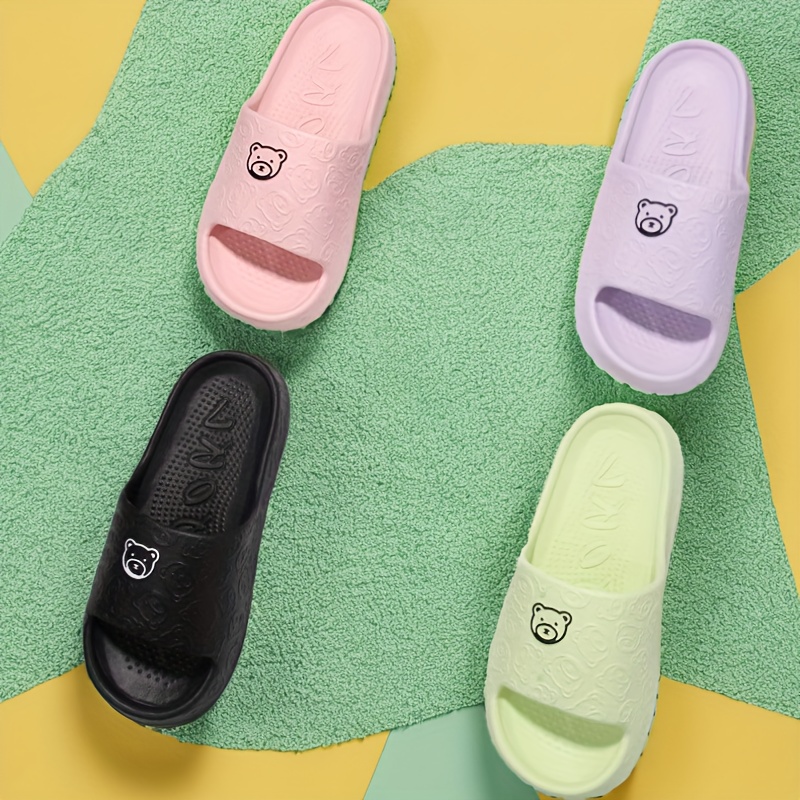 

Eva Cute Cartoon Beach Slides, Lightweight Soft Sole Home Shower Slides, Non-slip Bedroom Slides