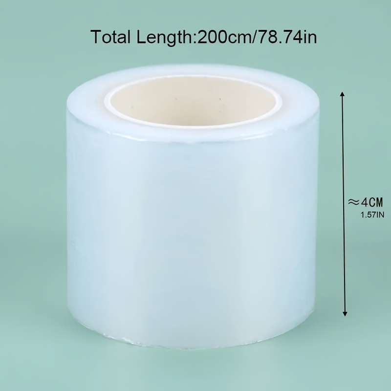 1pc Clear Plastic Wrap Film For Eyelash & Eyebrow Tattoos - Disposable, Flexible Cover For Permanent Makeup Artists And Beginners, Easy-to-use