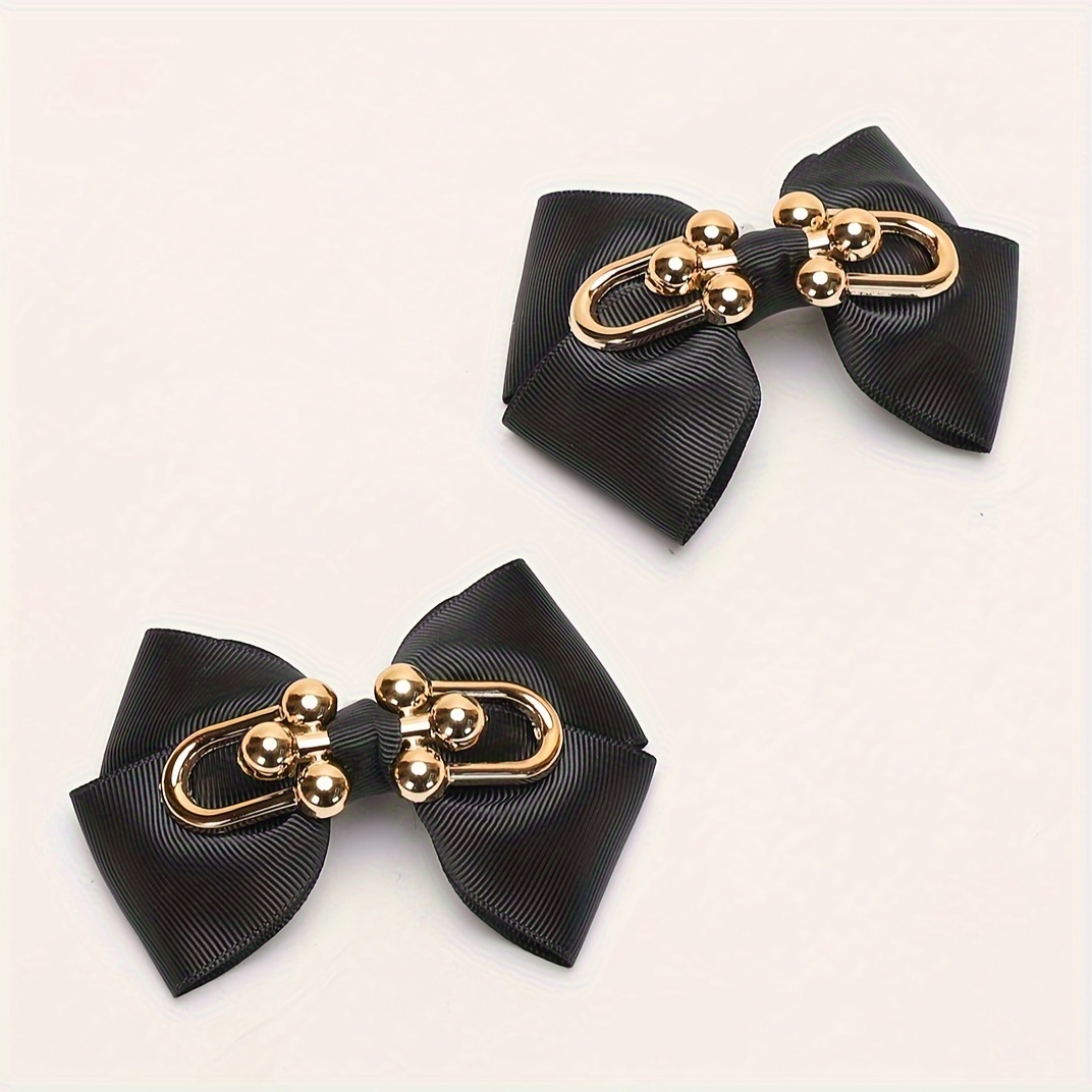 

1pair Bowknot Accessories, Suitable For Heels Decoration, , For Parties