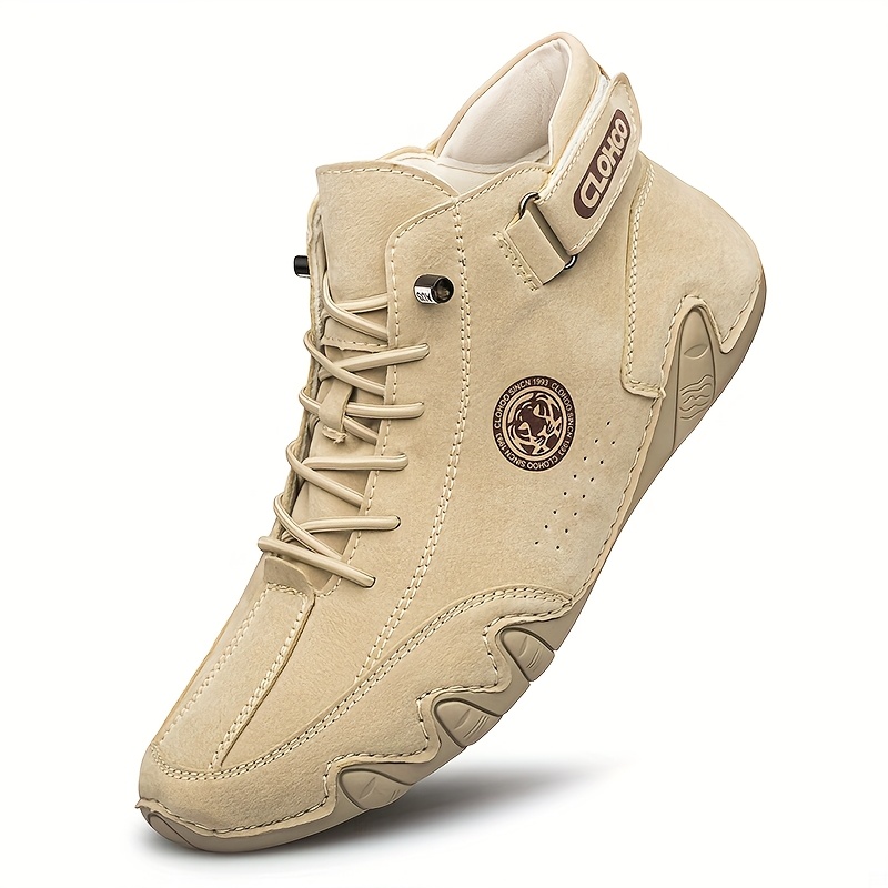 soft sole mens high top boots four Temu Australia