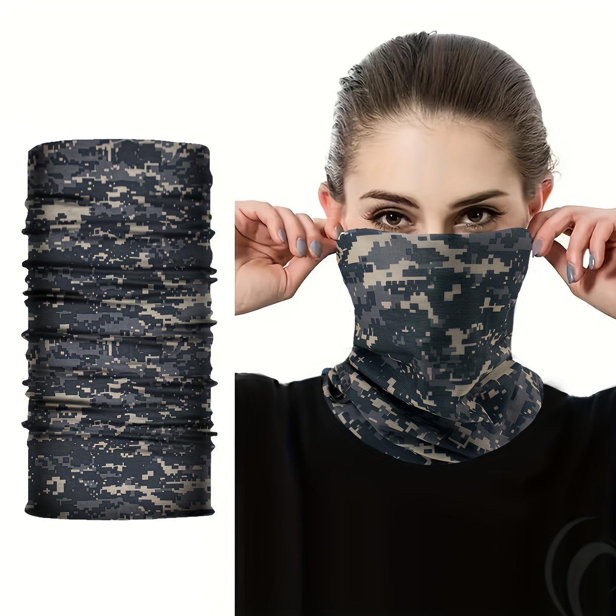 New Outdoor Sports Men And Women's Bandana Face Mask Neck Covering - Breathable, Comfortable And Soft For Cycling, Running, Hiking And Other Sports