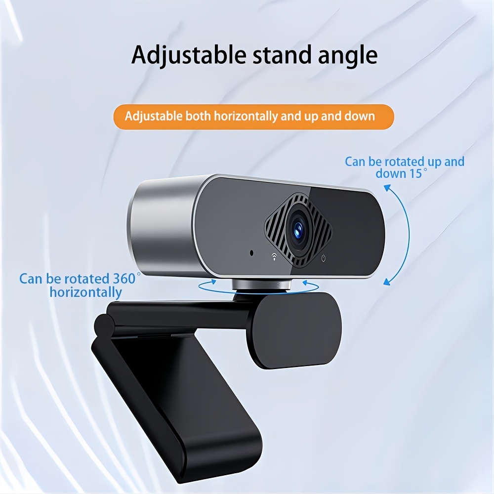 fhd 1080p webcam full hd computer camera 360 rotatable base Temu