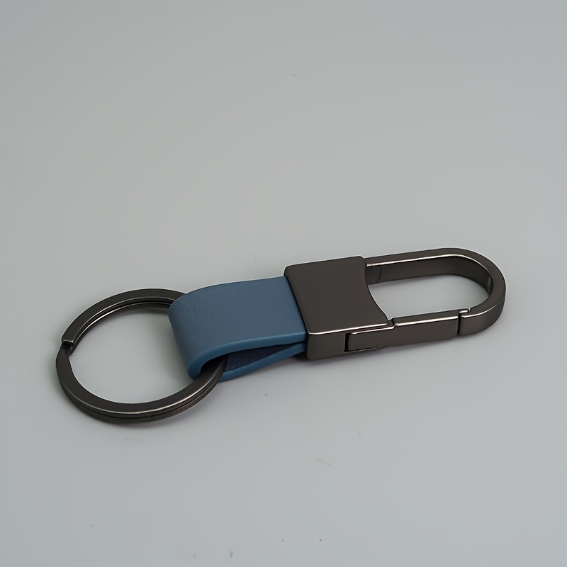 TEMU 1pc Of Pu Car Keychain, A Creatively Easy Alloy Keyring Accessory For Men And Women, Perfect For Bags