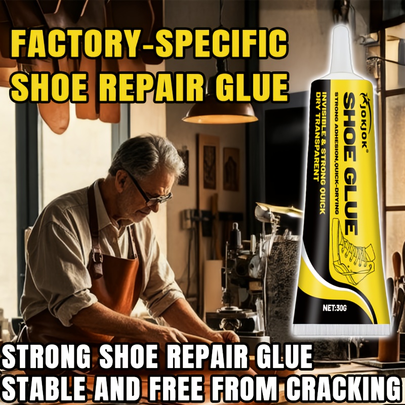 Adhesivo Universal para Reparación de Zapatos - Pegamento para Reparación de Zapatos – Adhesivo para Reparación de Suelas, Adherencia Fuerte para Zapatos, Zapatillas Deportivas, Botas y Todo Tipo de Calzado