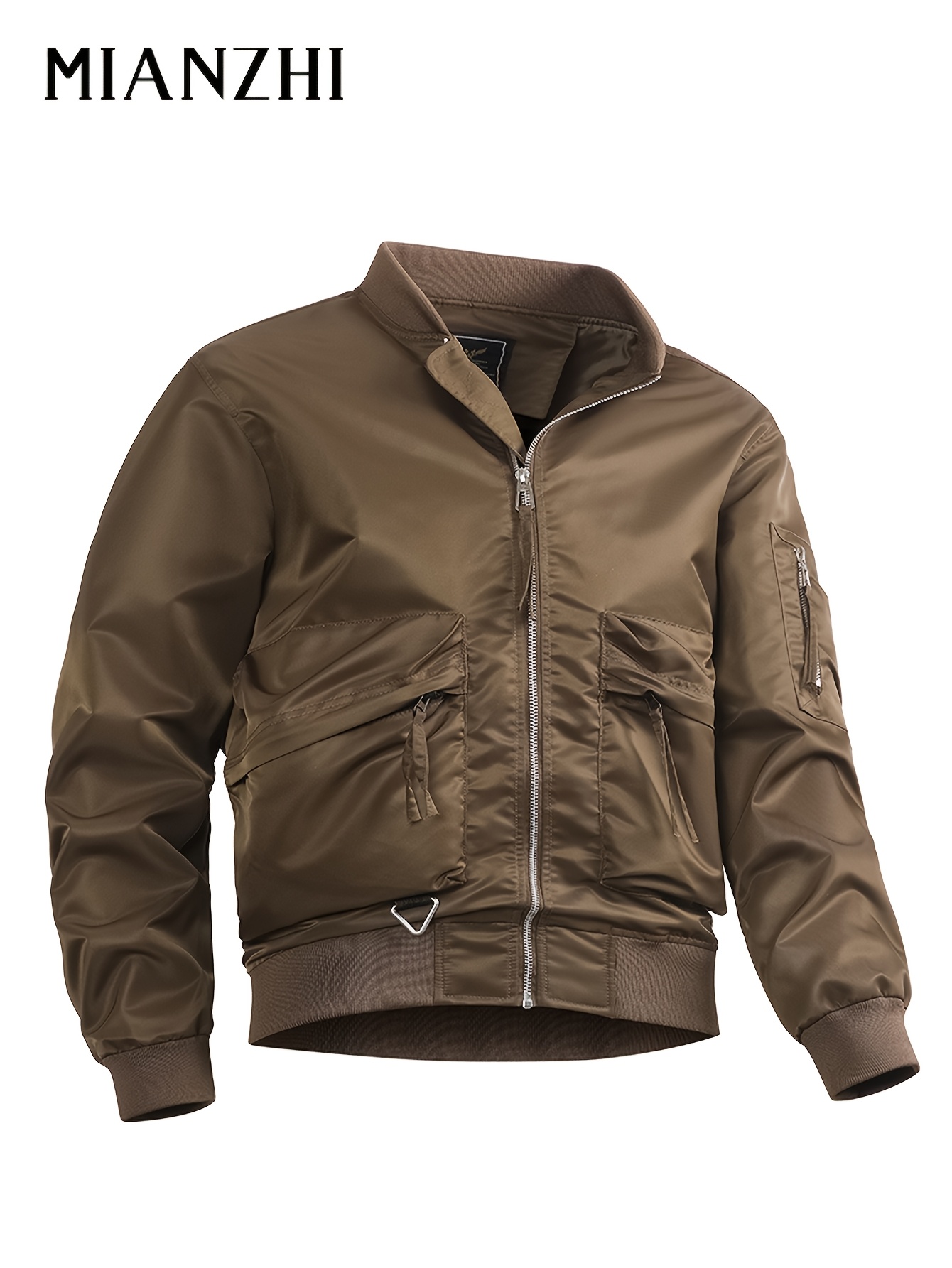 mens vintage   baseball collar polyester jacket long sleeve regular length with     for st patricks day ramadan eid gift outdoor sports