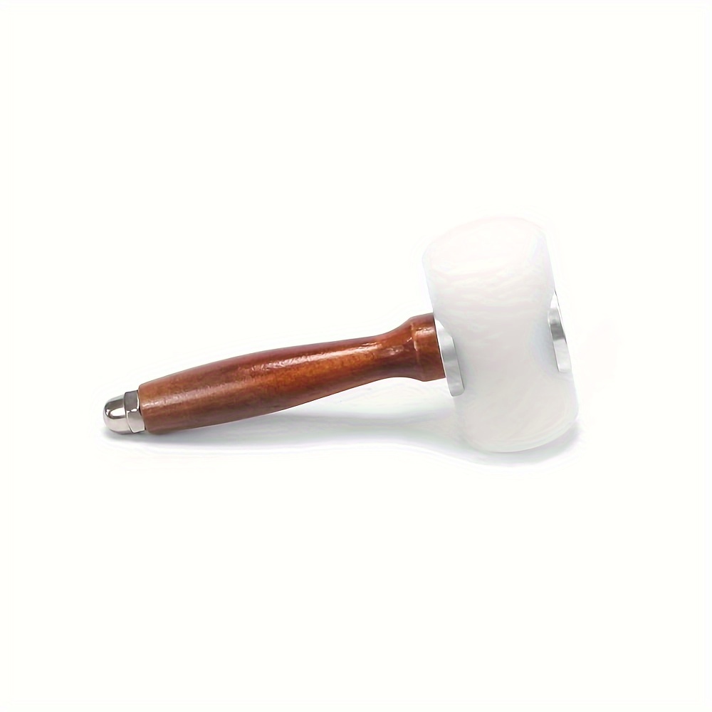 

Nylon Mallet For Carving, Hammer With Solid Wood Handle, Hand Tool For Leathercraft Jewelry Making