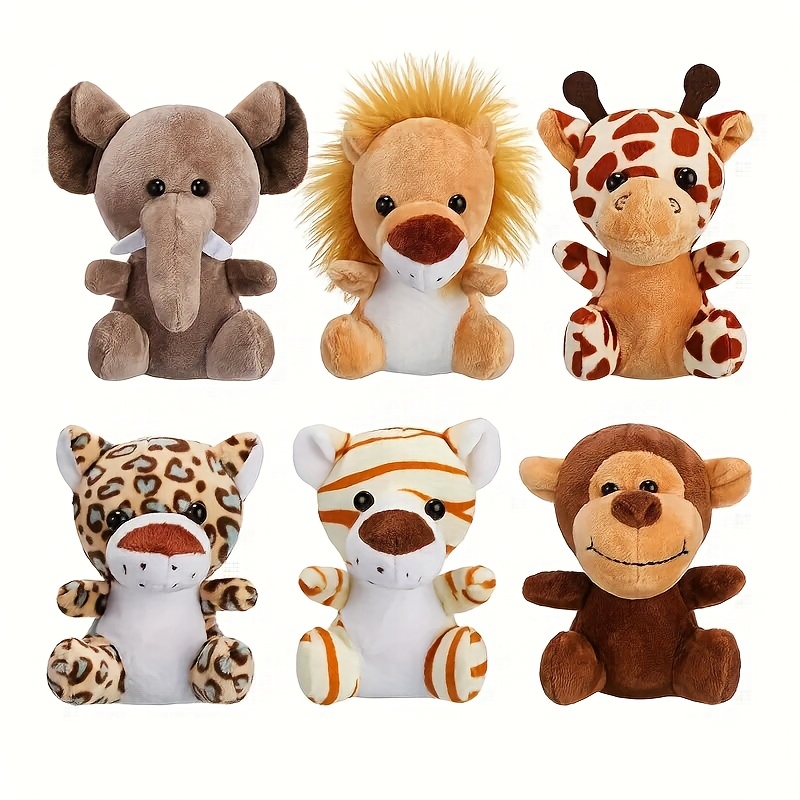 3pcs set cute animal plush keychains adorable cartoon charms for kids bag home decor diy gifts   backpack keychain