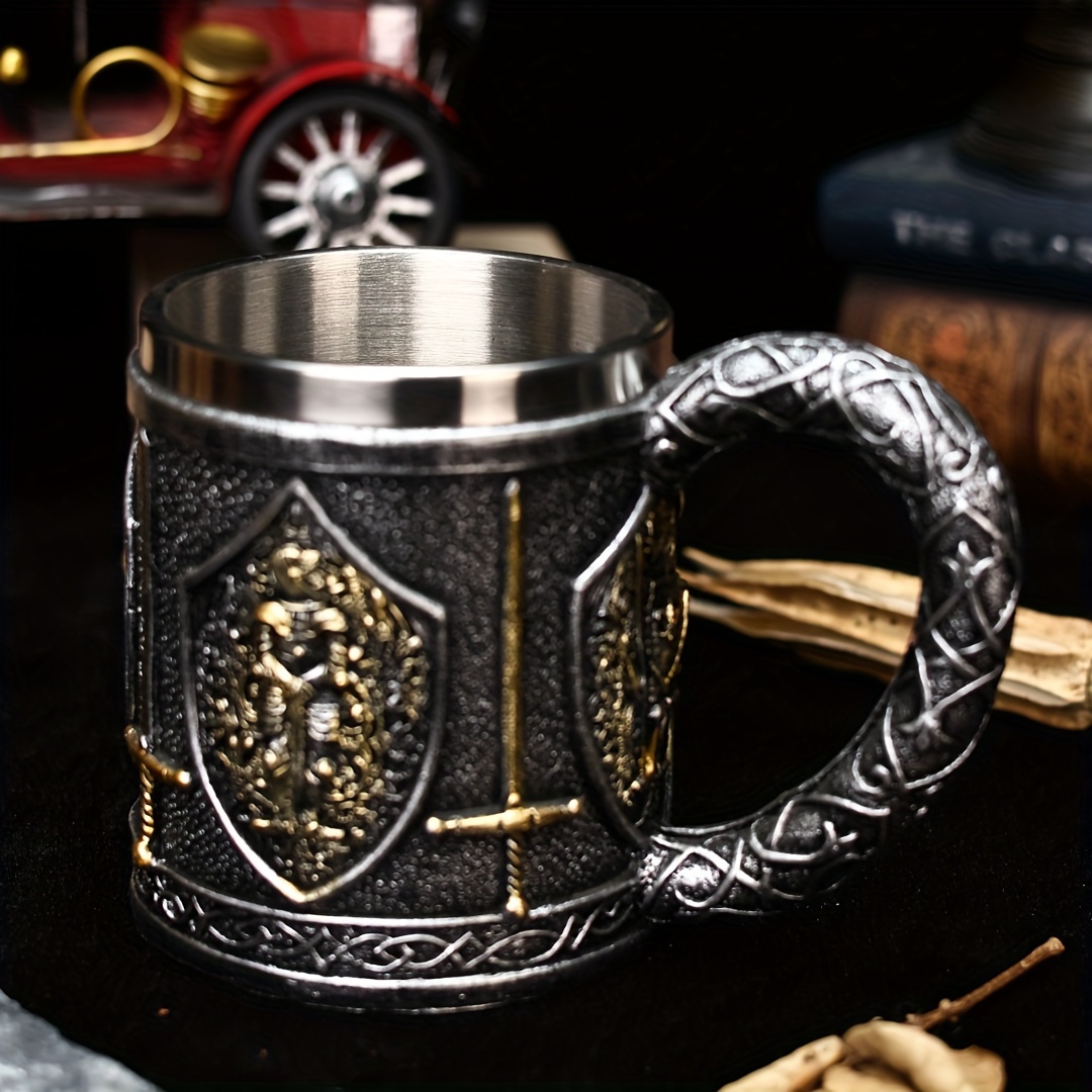 

Steel Mug - European Armor , Insulated & Cup, For Christmas