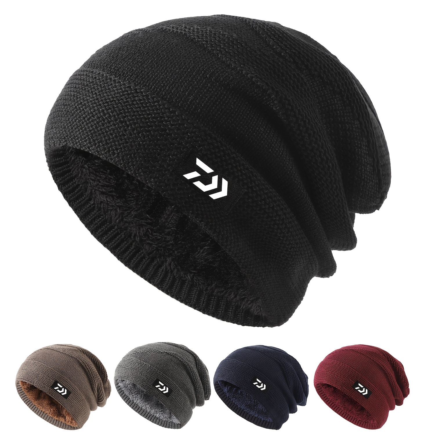 

1pc Winter Outdoor Warm Knit Hat For Men And Women, Suitable For Cold Protection