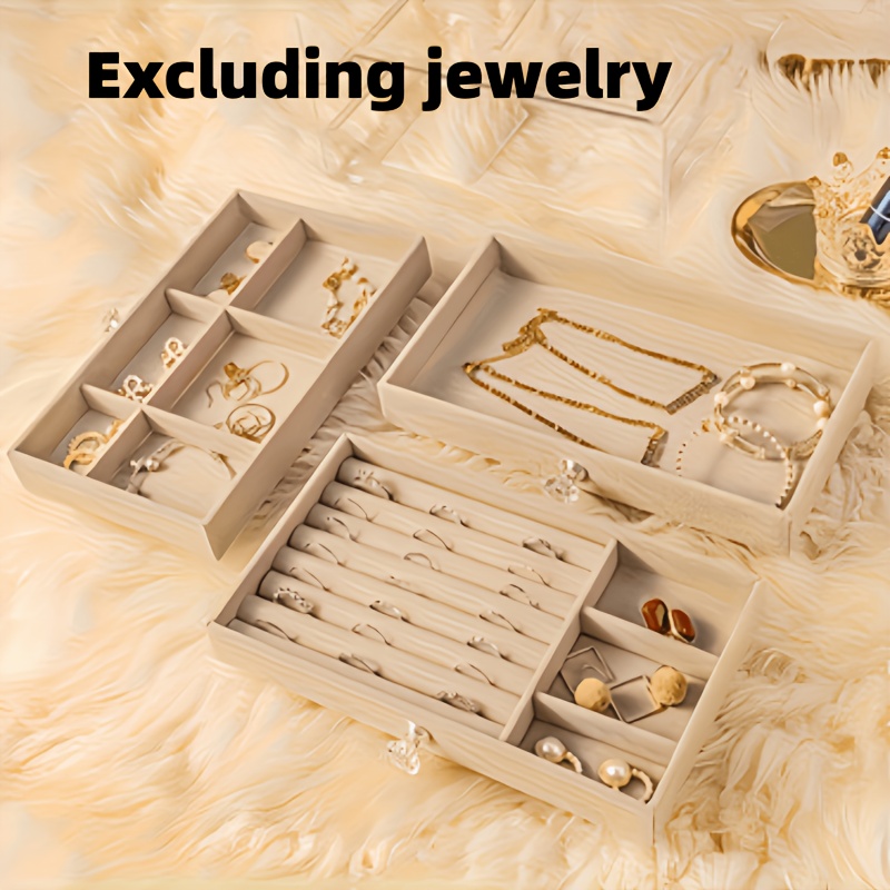 Drawer-Style Jewelry Tray for Earrings and Rings