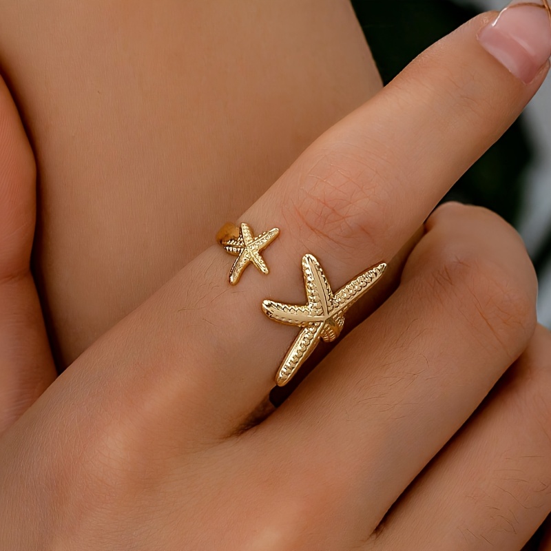 1pc/set Starfish Shell Adjustable For Women
