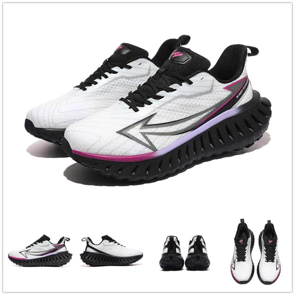 Men'S Technology Carbon Board Running Shoes | Breathable Athletic Sneakers with Cushioned Shock Absorbing EVA Chunky Sole, Casual Sporty Look, Slip-resistant Wear-resistant All-Terrain Grip for Gym, Jogging, Marathon - Running & Work Out Training Sh
