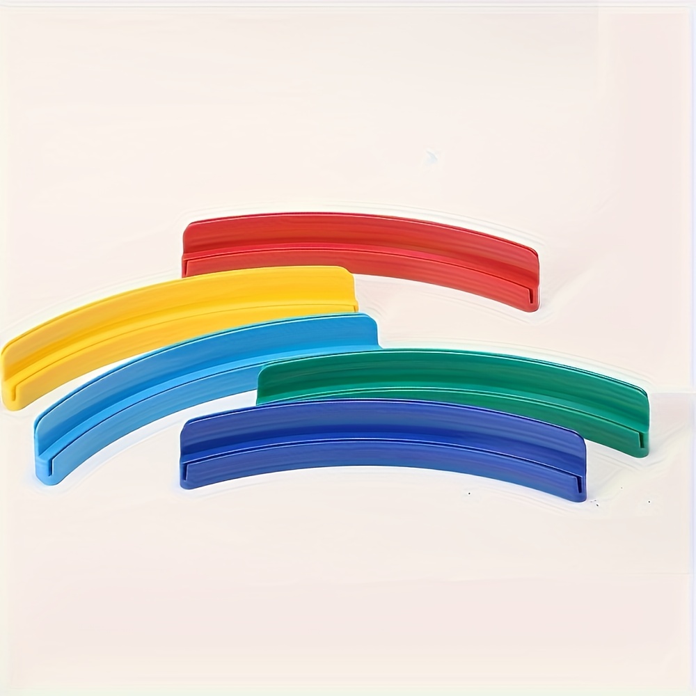 TEMU Lot de 5 porte-cartes à à 2 couches de couleurs mélangées, support à pince pour cartes, jeu de carnaval, jeu de carnaval d'Halloween, jeu