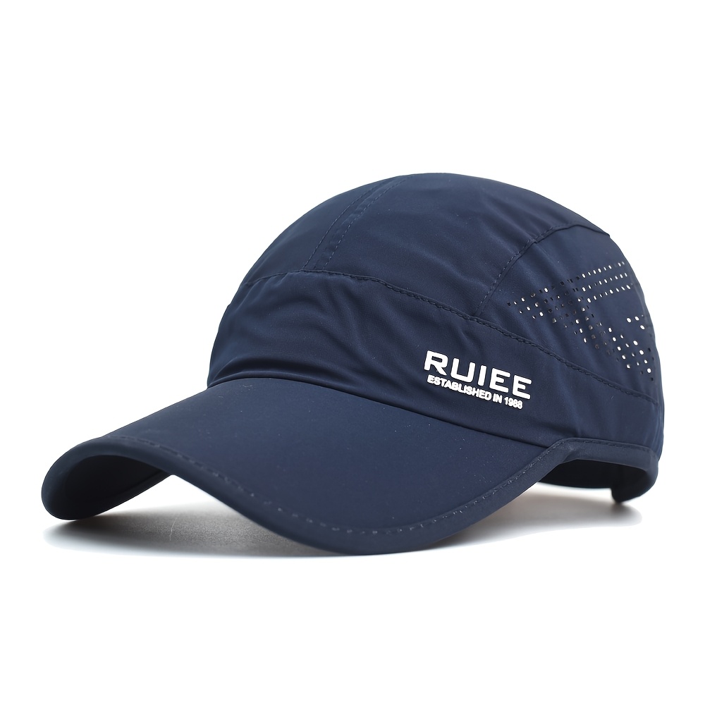 TEMU Summer Outdoor Breathable Sports Baseball Men Women -dry Dad Hat Adjustable Trucker Style Low Profile