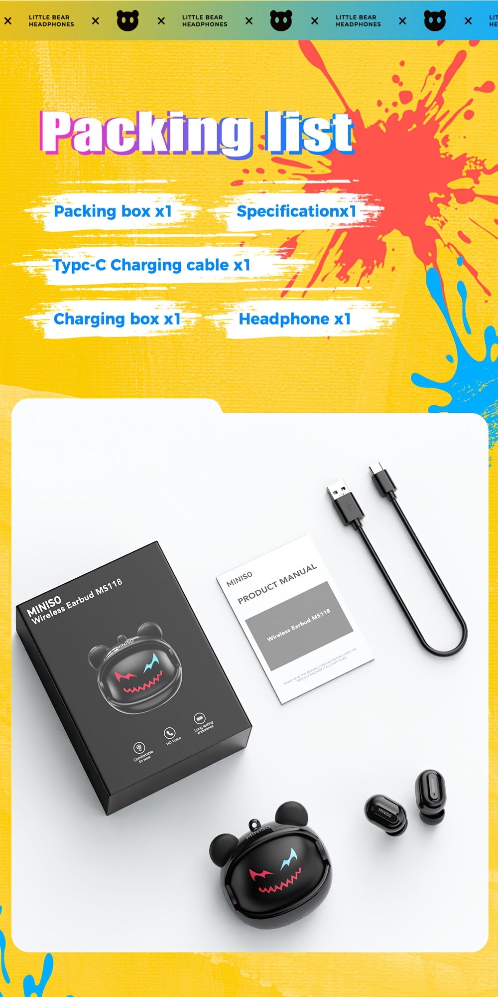 Écouteurs Intelligents de Traduction | Écouteurs Sans Fil Bluetooth 6.0 | Traduction en Temps Réel par IA pour 134 Langues, Logiciel Gratuit à Vie | 40 Heures d'Autonomie, Double Mode pour Jeux et Musique | Charge Rapide Type-C, Design Portable avec Lanière, Masque Élégant à Changement de Visage