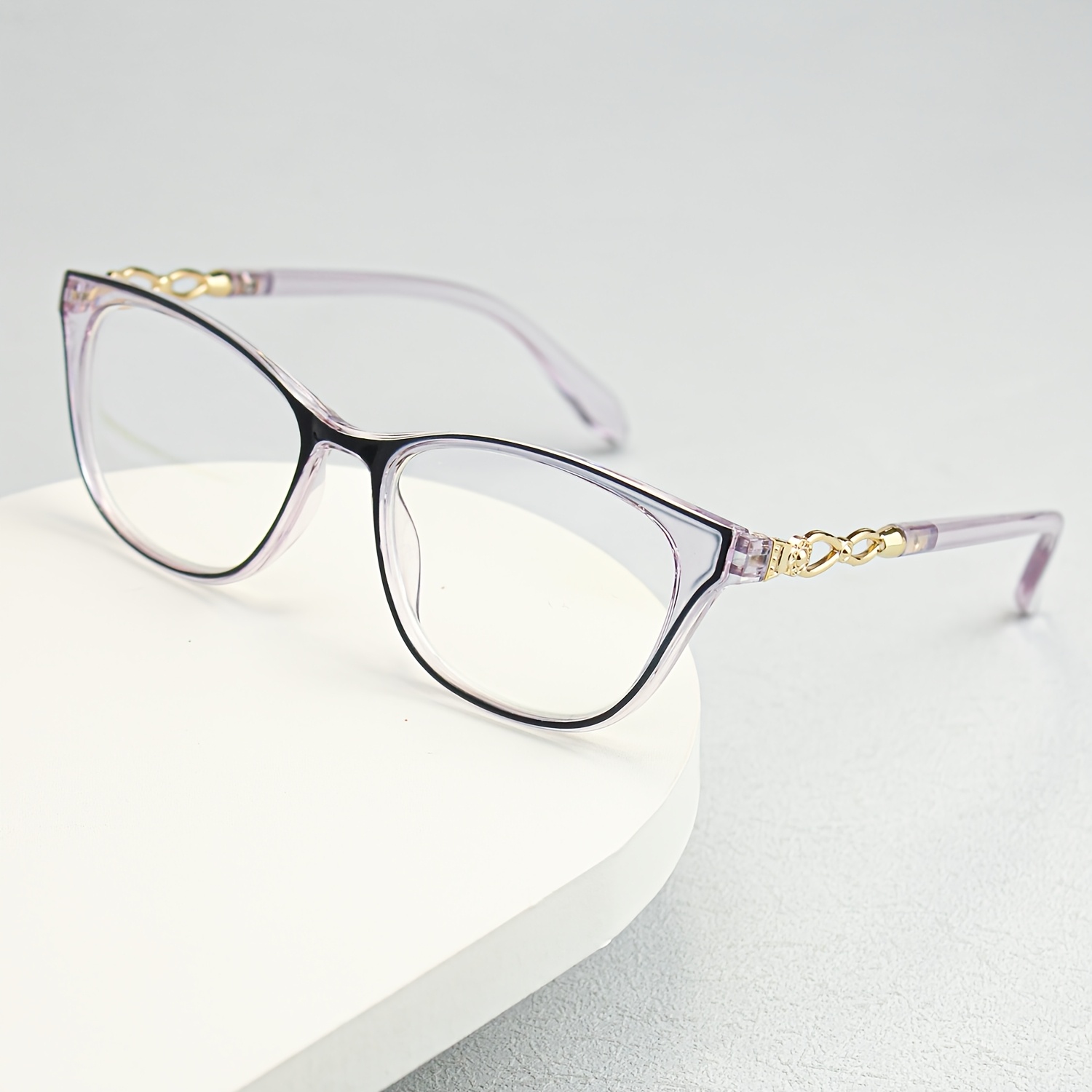2pcs High-End Cat Eye Frame Reading Glasses Set