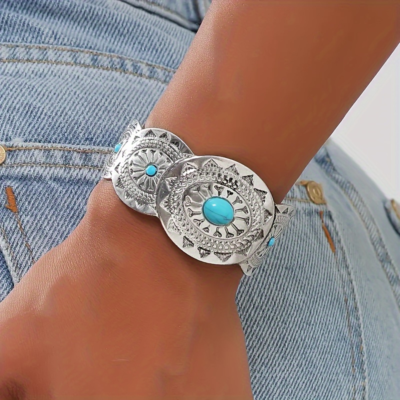 Western Bohemian Synthetic Bangle Women's Hand Jewelry