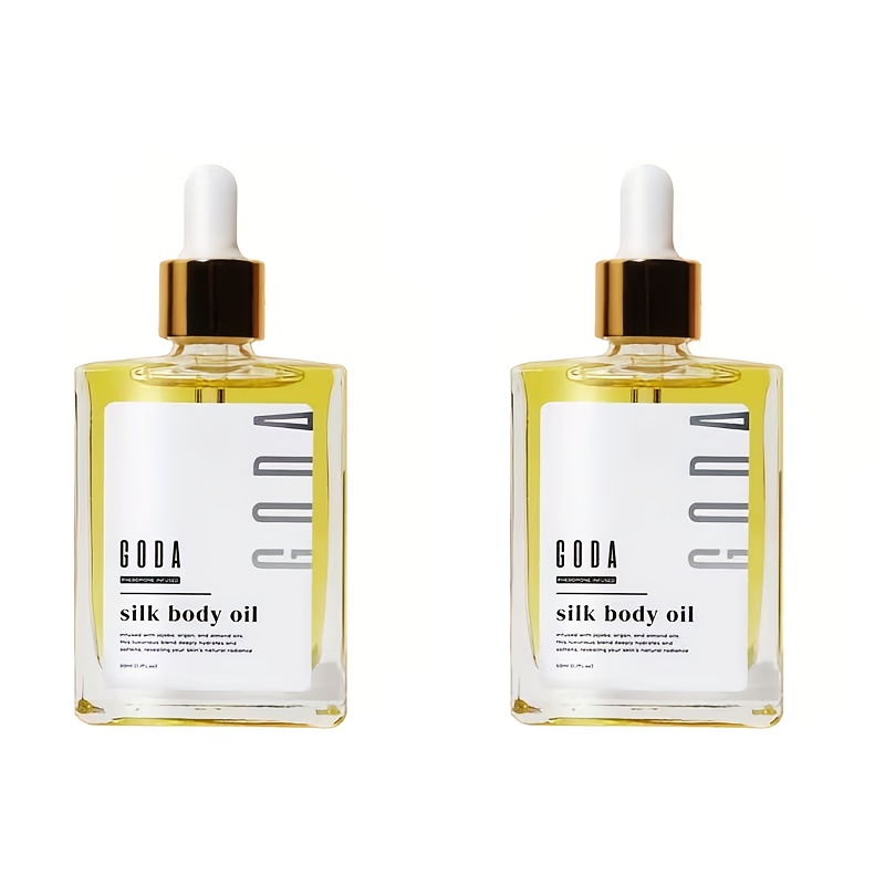Applying Body Oil - Hydrating And Tightening Dry Skin, Glowing | Light, Non-Oily Formula with a Refined Scent | Everyday Skincare Regimen, Airy Texture, Calming Fragrance, Non-Greasy Sensation, Hydrating Post-Bath, Gentle Care for Sensitive Skin - Image 2