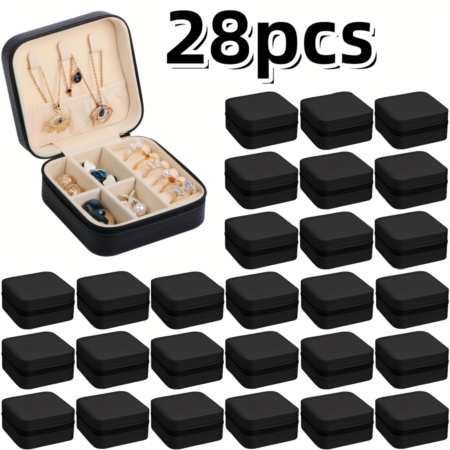 Custom 28pcs Compact Jewelry Box for Bridal Parties