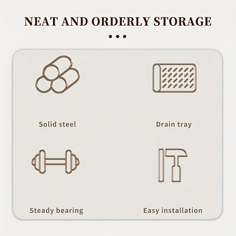 1pc multifunctional convenient durable kitchen counter top sink bowl rack removable 2 tier bowl rack drain board with double layer bowl cup rack drain board board rack utensil rack Product details 1