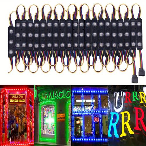 5050 3 led injection molded module rgb color 12 18lm per led cut to length suitable for boat cabin and deck lighting stairs kitchens courtesy lighting rvs gardens etc