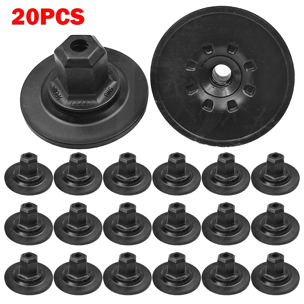 Image of 20pcs Car Fastener Self Tapping Screw Seat Nut Cap Plastic Wht000713 For Wht000713 Golf Jetta For Seat For A4 B6 A3 8v A6 C6 B9 A6 C5 Q3