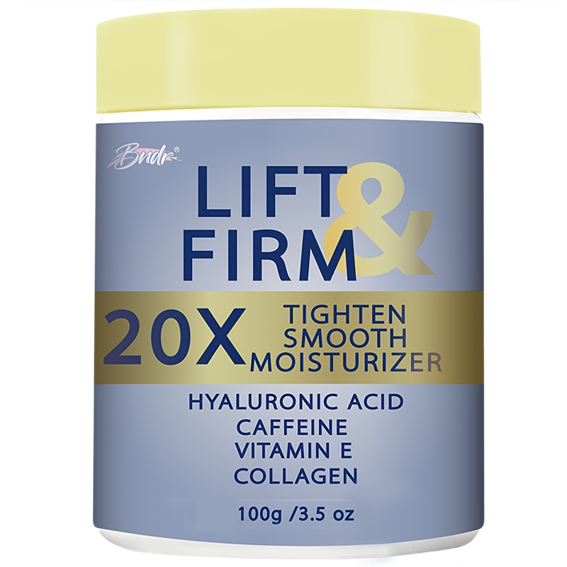 100G/3.5Oz Lifting And Firming Cream with Collagen, Caffeine, Ceramide NP, Honey, Light Beige Tightening Cream for Body, Belly, Face, Neck, Inner Thighs, Arm, Light Beige Firming Cream Lifting Body Lotion Light Beige Tightening Cream - Image 2