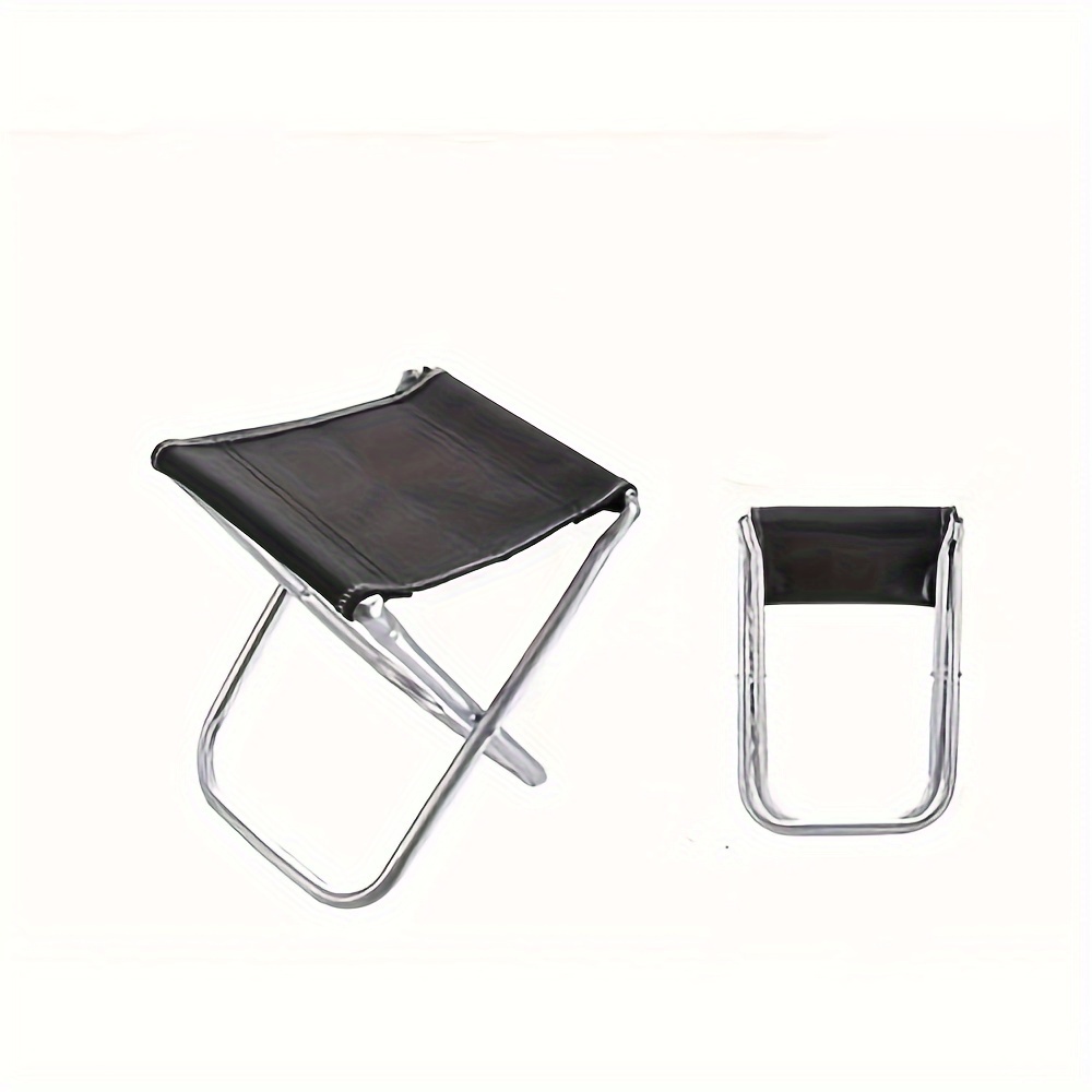 

1pc Durable Folding Chair - Portable, Lightweight For Outdoor Activities & Home Use, Steel Frame Portable Folding Chair Portable Chair