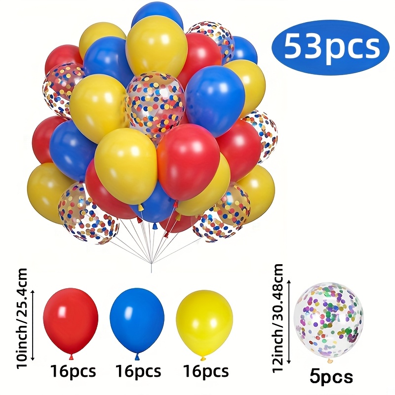 Globos De Látex Multicolor Brillante "60 Happy Birthday", 12