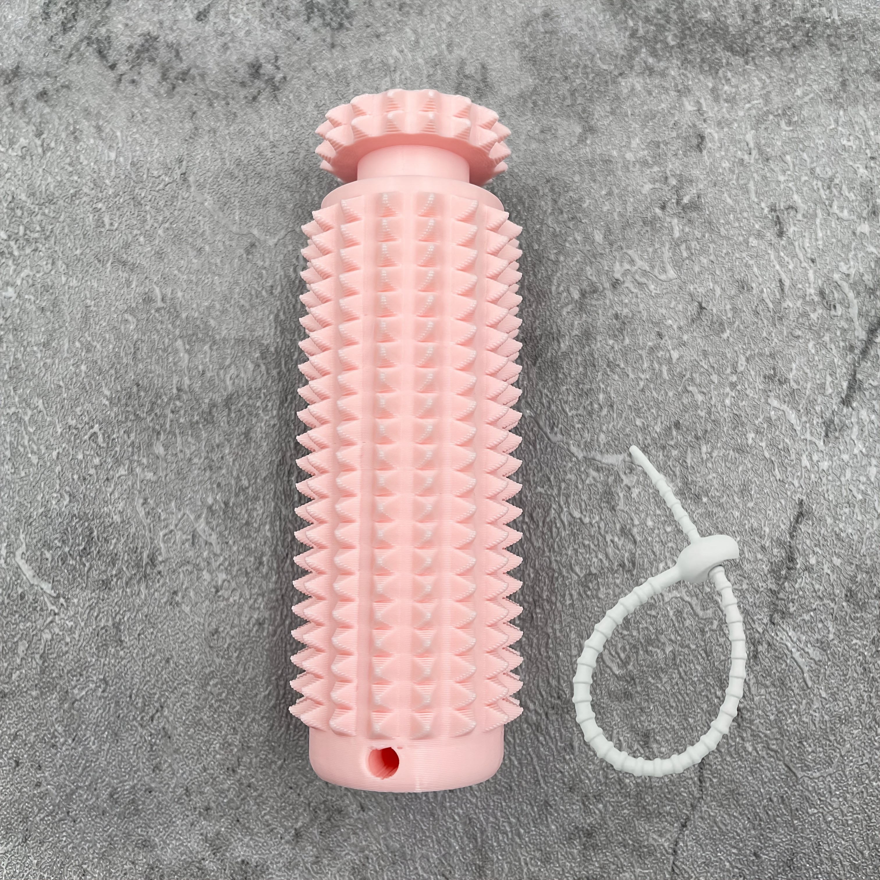 spiky non slip stimulating clicker keychain sensory massager