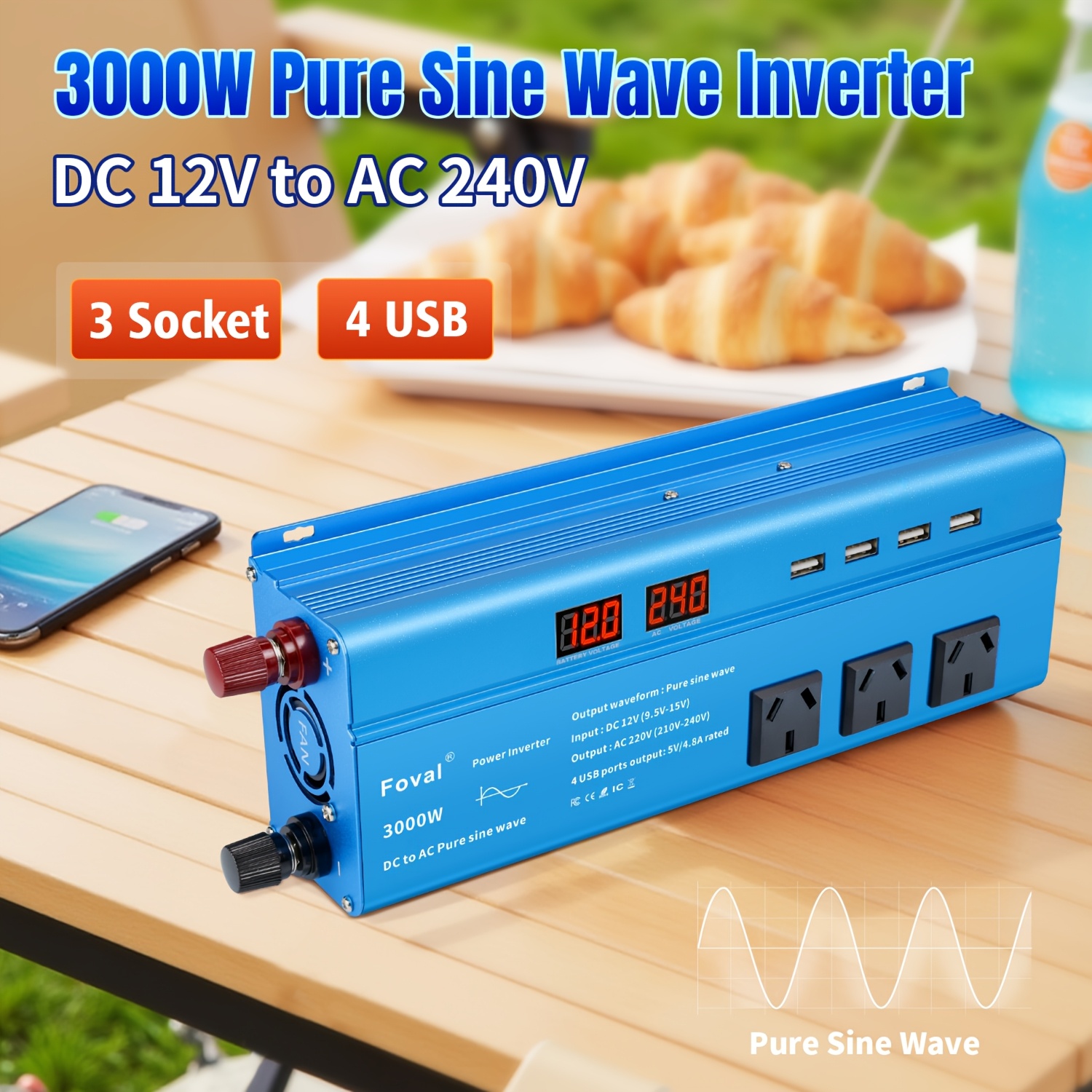 inverters sold on Temu Australia