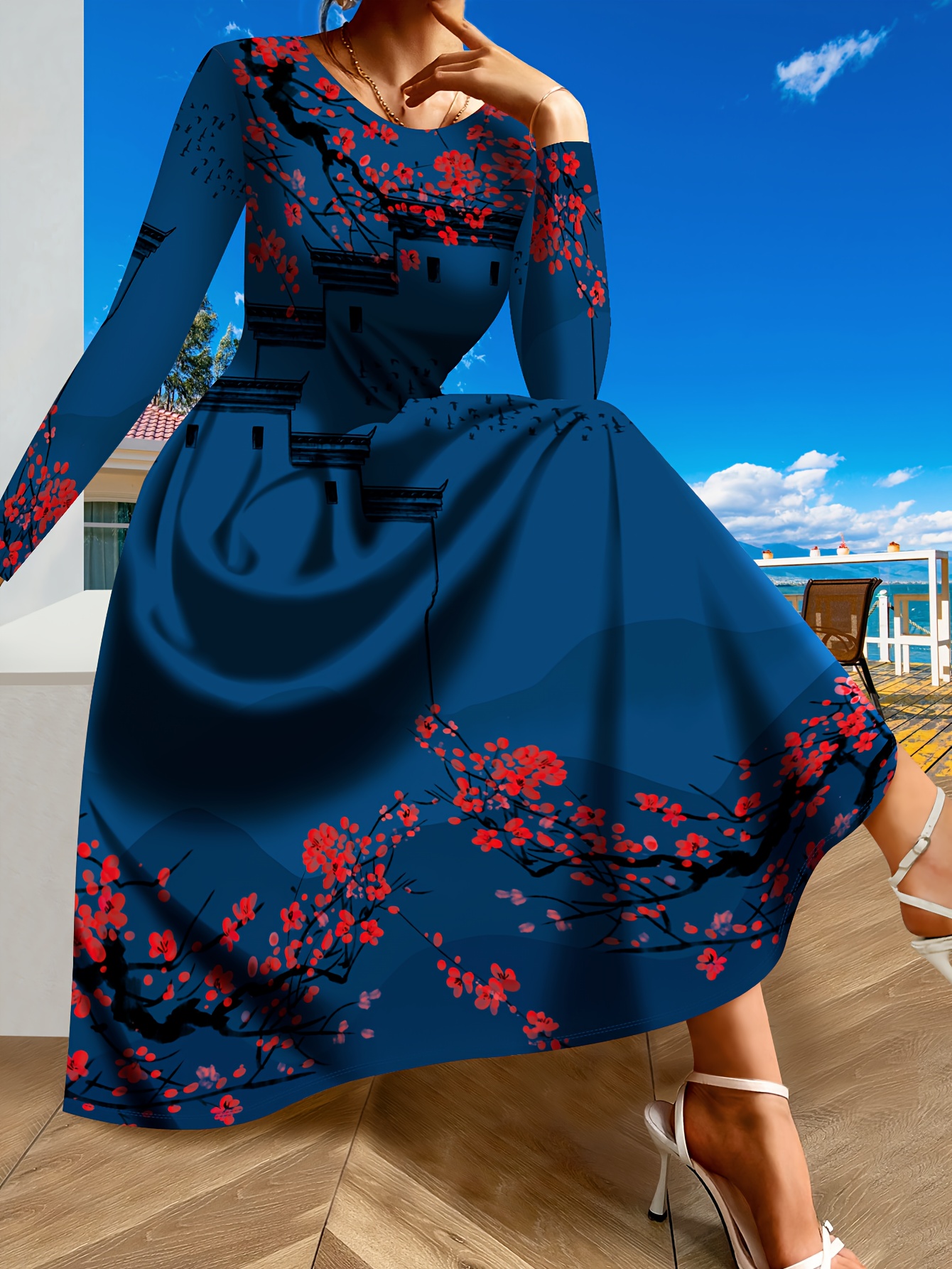 spandex dress sold on Temu United States