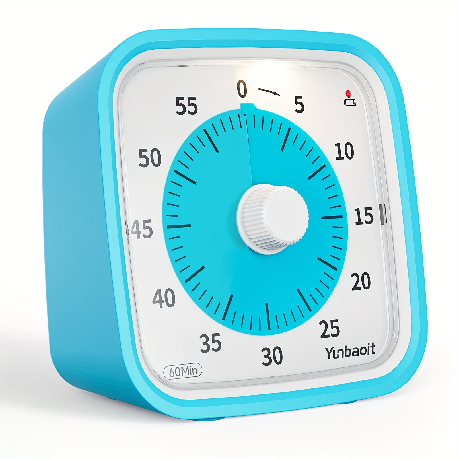 E-shop Geräuschloser Timer zur effektiven Zeitverwaltung, mit Silikonabdeckung, ideal zum Lernen, Arbeiten oder für den Bürogebrauch