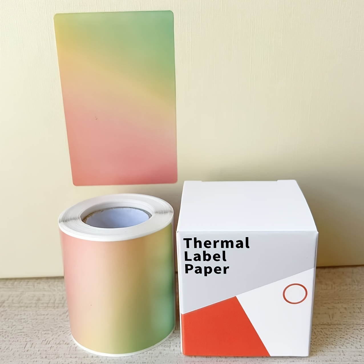 Image of 1 Roll/95 Sheets Of 1.97 "x3.15" (50x80mm) Gradient Thermal Paper, Compatible With Phomemom110/m221/m220/m120/m200marklife P50941b Label Printer - Suitable For Barcode/address/mailing/