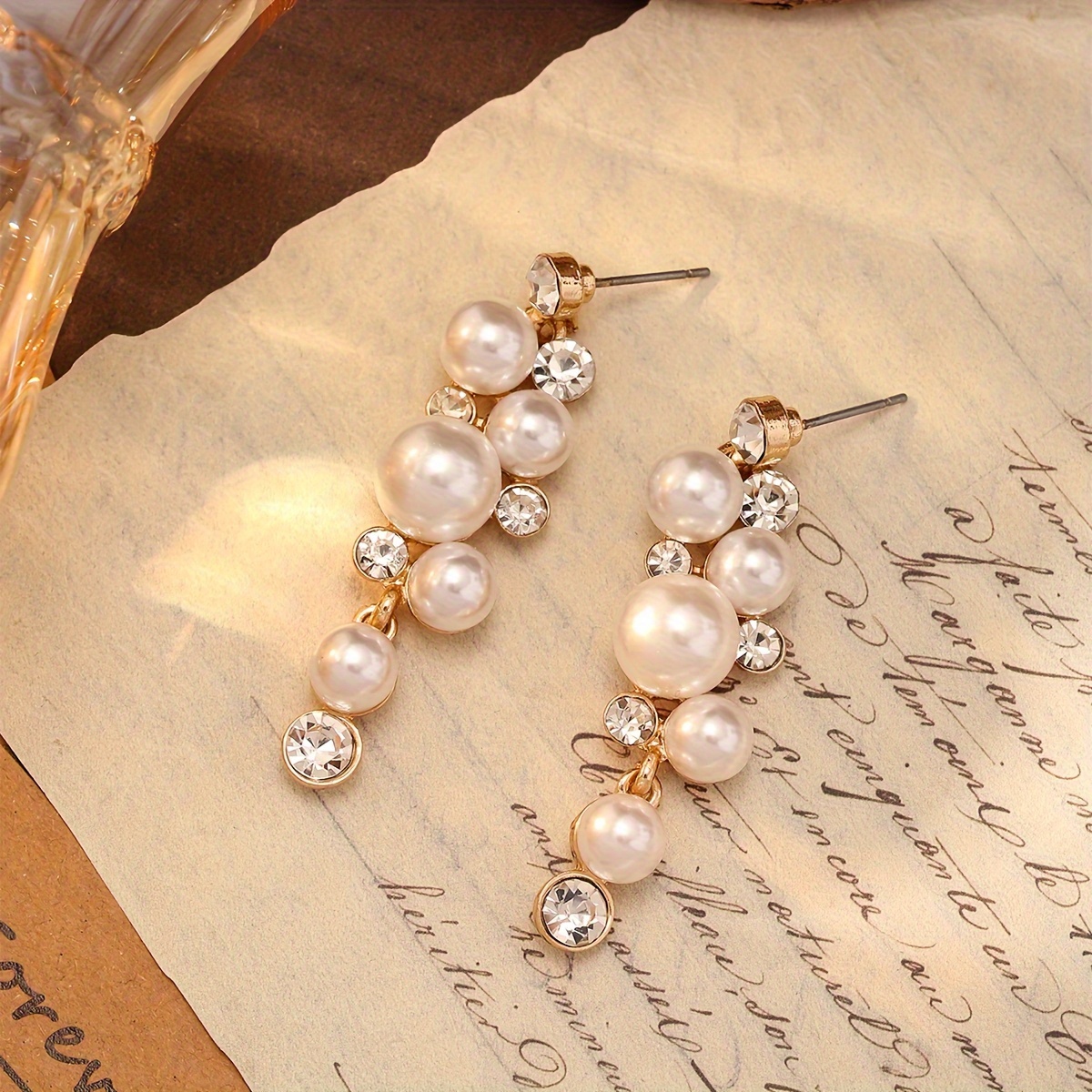 Women's Trendy Minimalist Beach Design Earrings, Stud & Drop