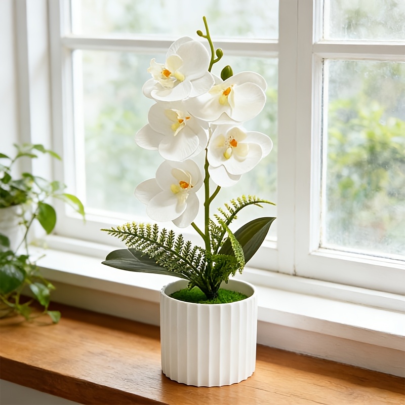 36 cm elegante en prachtige kunstmatige vlinderorchidee in pot