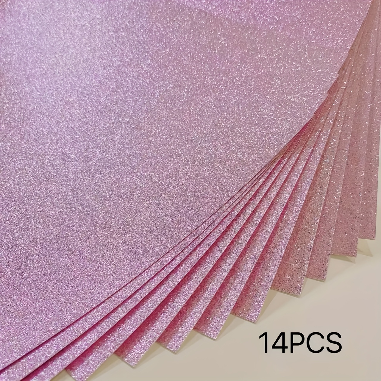 TEMU 14 Fogli di Cartoncino Rosa - con Estremit� , Carta Pesante da 250 GSM, per Artigianato, Scrapbooking, Creazione di Biglietti e Decorazioni per