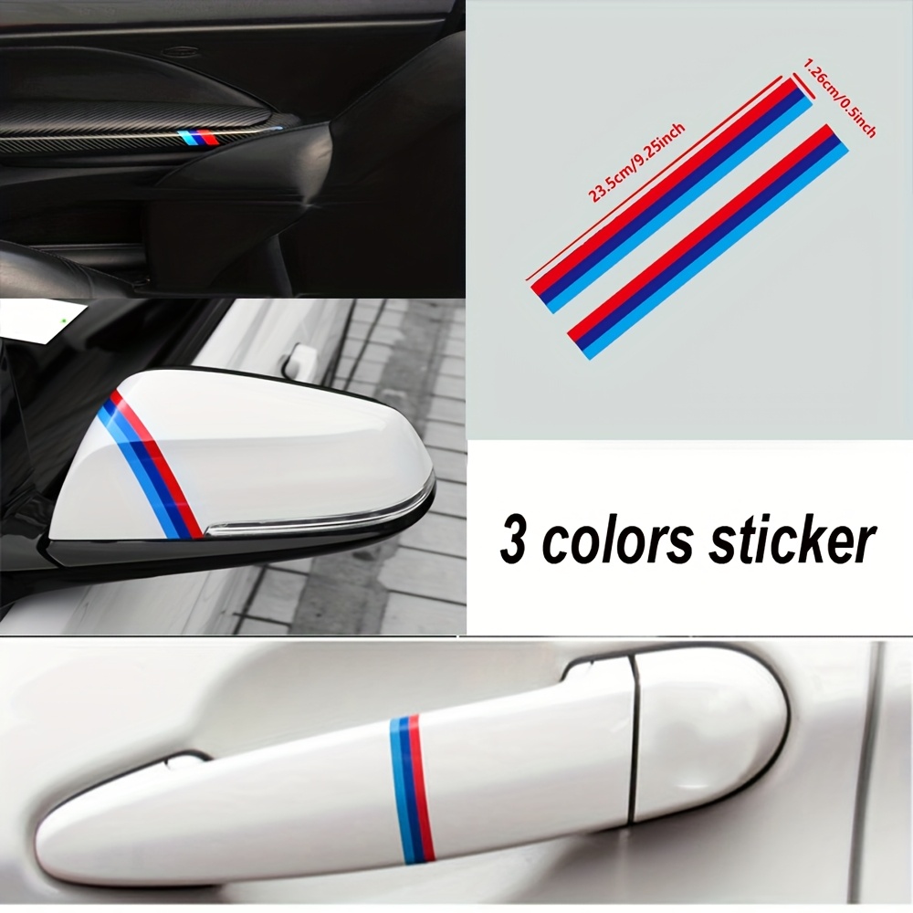 

2pcs Premium Vinyl Car Body Stickers For Bmw Models E36, E46, E60, E90, , 325, 328, 330, F30, F10, 520, 525, M3, M5, X1, X3, X5, X6, X7 - & Weather-resistant