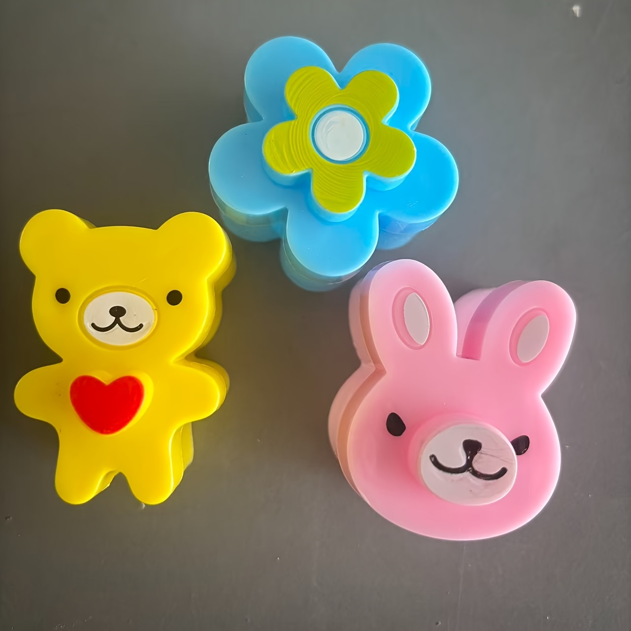 3pcs Set Cute Bear Sandwich Mold Bread Cookie Embossing Bento Model