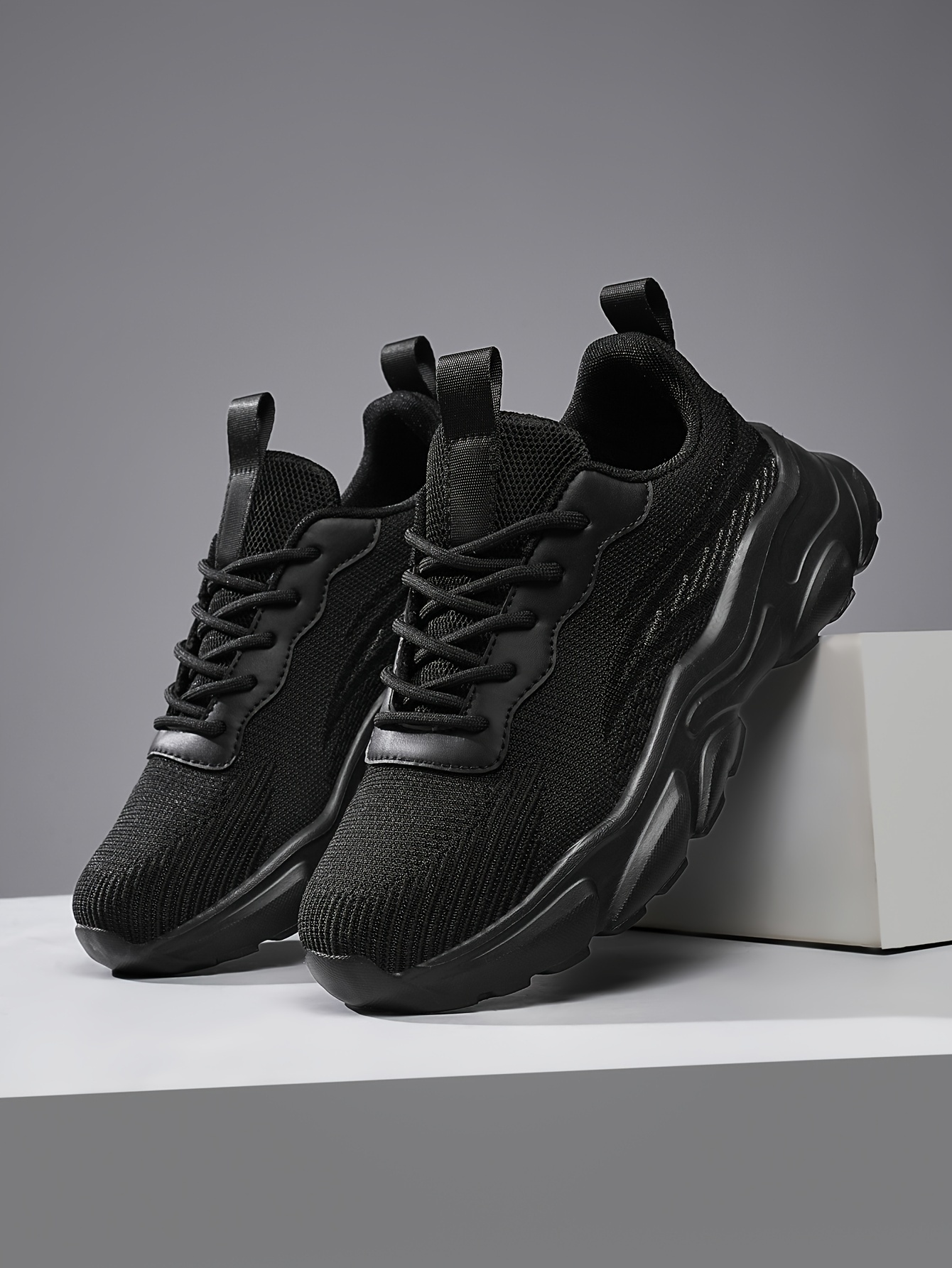 [Baskets] Chaussures de sport basses pour femmes, tendance, mode, douces, confortables, respirantes, couleur unie, décontractées, polyvalentes, durables et faciles à porter