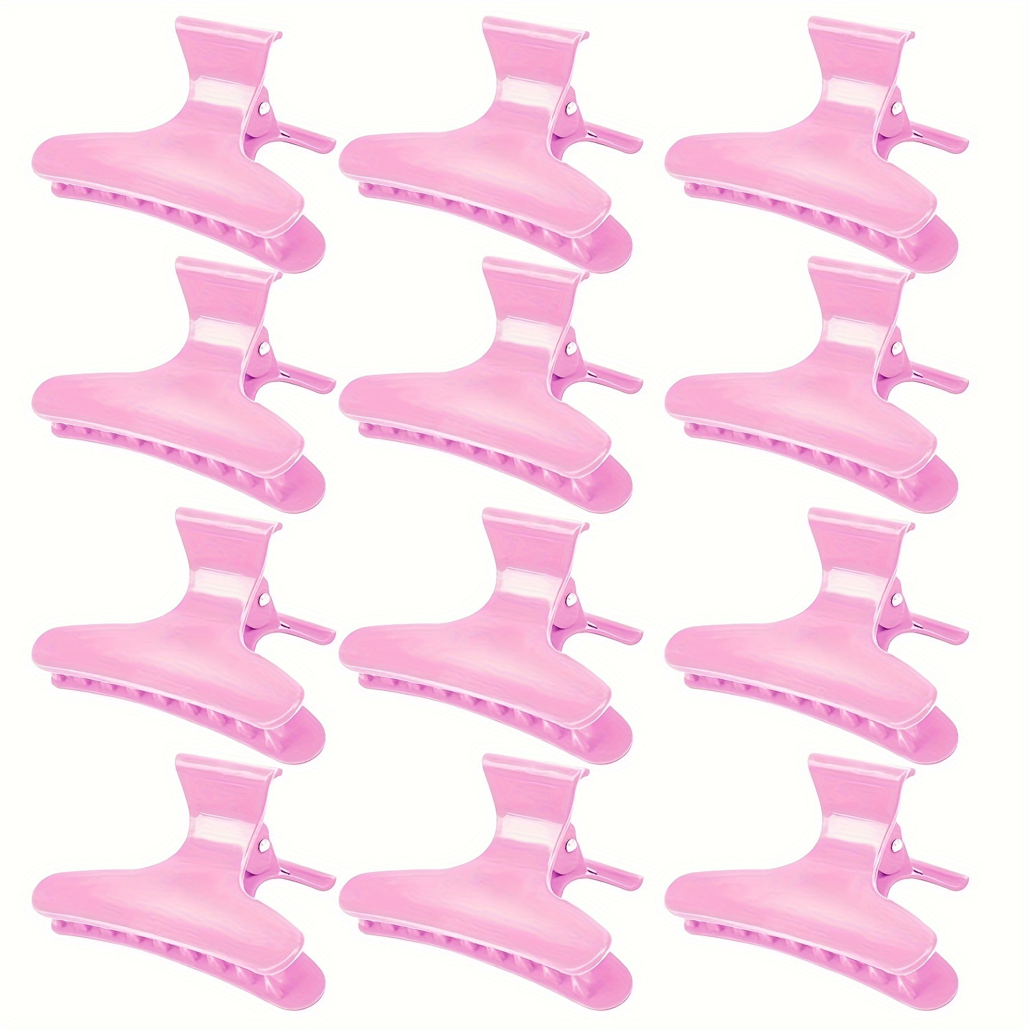 E-shop 12 Stück Schmetterlingsklammern Anti-Rutsch-Stilvolle Haarklammern für Frauen (Mehrfarbig) – Färbe-Haartools