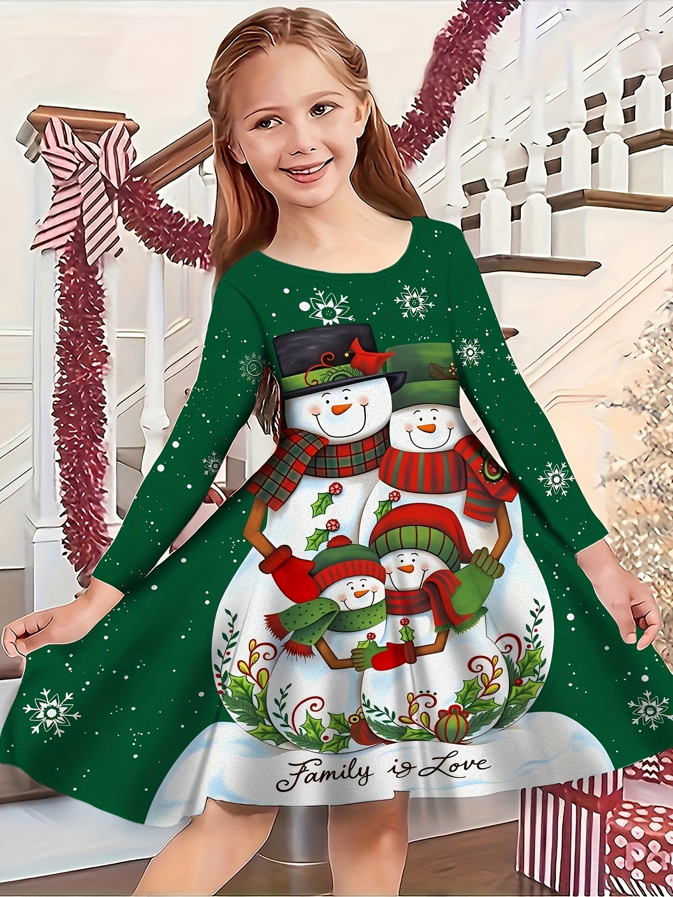 girls long sleeve christmas dress long sleeve christmas dress toddler Girl Christmas Dress Toddler Girl  Birthday Party Dress White Long Sleeve