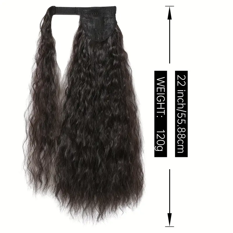 55.88 cm curl hair extension - elegant bouncy waves, high-quality heat-resistant fiber, daily wear, parties & festivals, , versatile hairpiece, party hairpiece, festival hairpiece, versatile style, heatresistant material details 0
