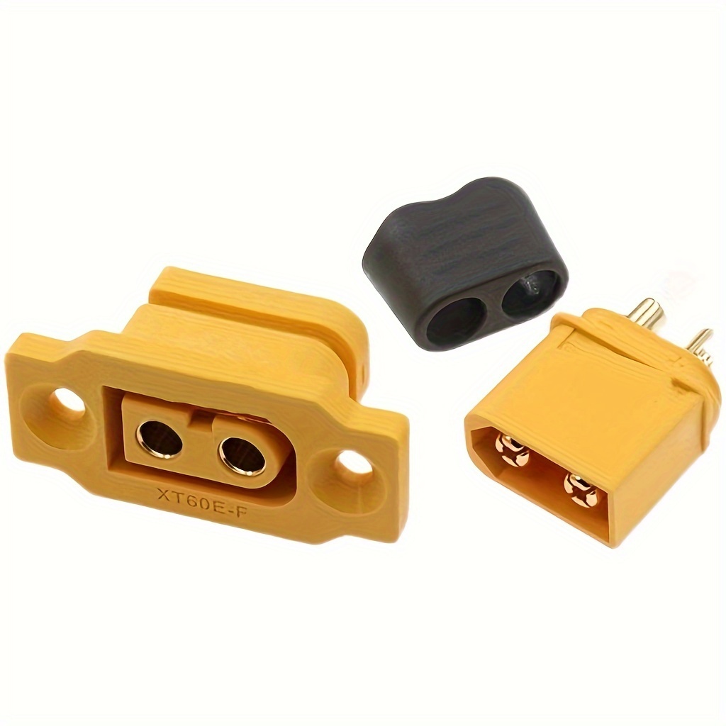 

Xt60e-f+m Dual Pair Rc Battery Connectors - Model Aircraft Power Interface With Adjustable Xt60h Plug