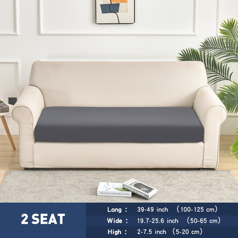 E-shop 1/3-teiliges Set Stuhl Sofa Sitzkissen Bezug Couch Kissenbezug Stretch Möbel Schutz für Kinder, Haustiere