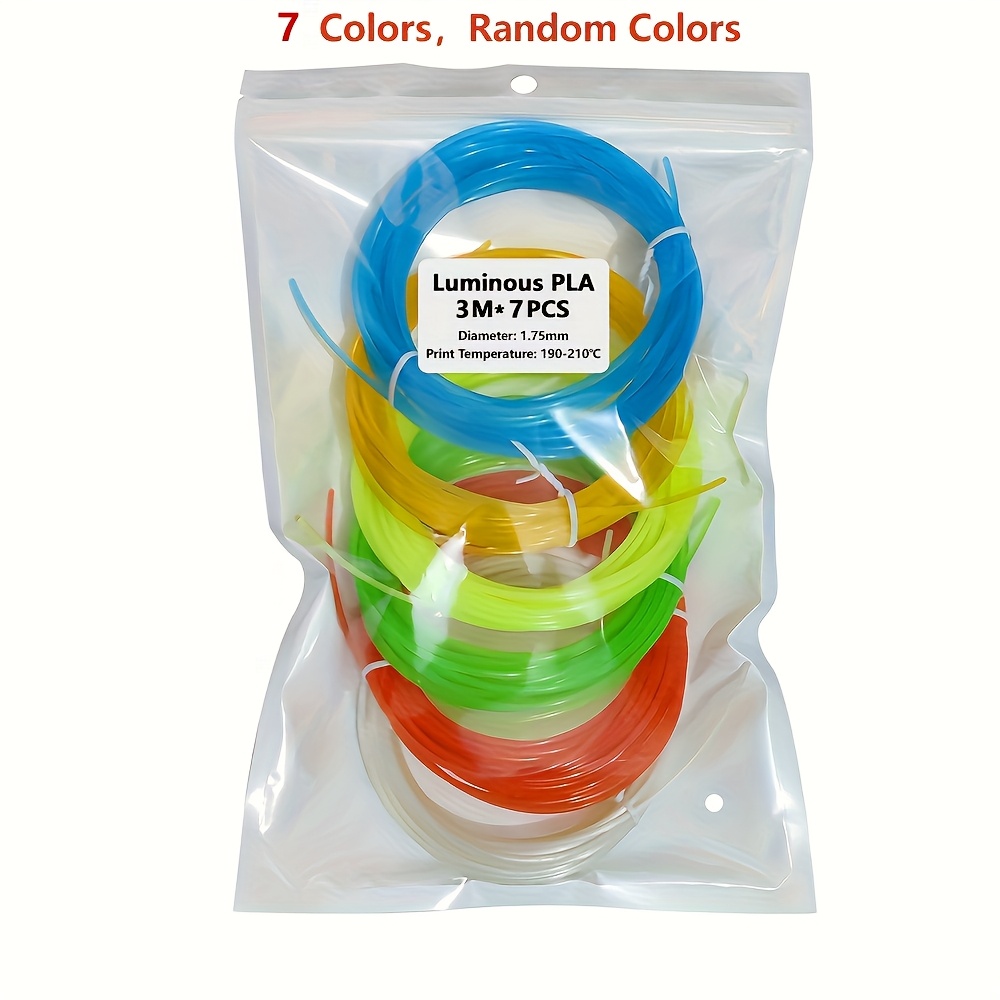 3d Pen -the-dark Pla Filament, For 3d Printing Pens, 1.75mm Diameter, Random