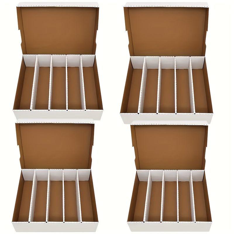 OwnMy Karten-Aufbewahrungsbox Transparent – Mit 7 Fächern, 27,7x9,8x7,7 Cm, Für Sammelkarten, MTG, Sportkarten