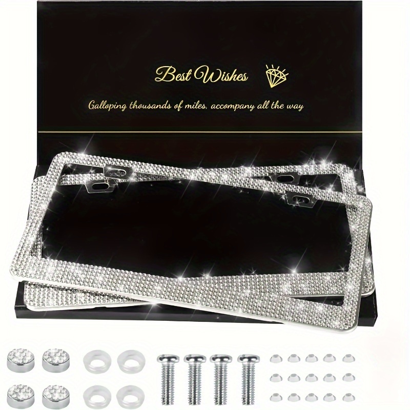 

2pcs For Women, Diamond Car Accessories ()