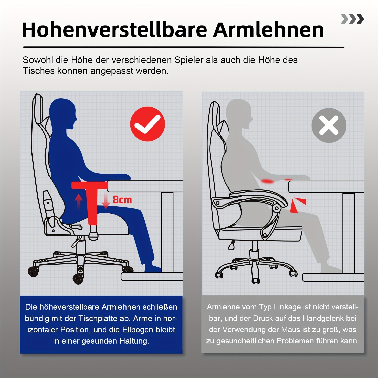 Een comfortabele gamingstoel met verstelbaar lendenkussen, hoofdsteun, armleuningen, een schommelfunctie die varieert van 90° tot 170°, een gewichtslimiet van 150 kg en een draaibaar ontwerp met lendensteun, geschikt voor zowel PC- als kantoorgebruik.