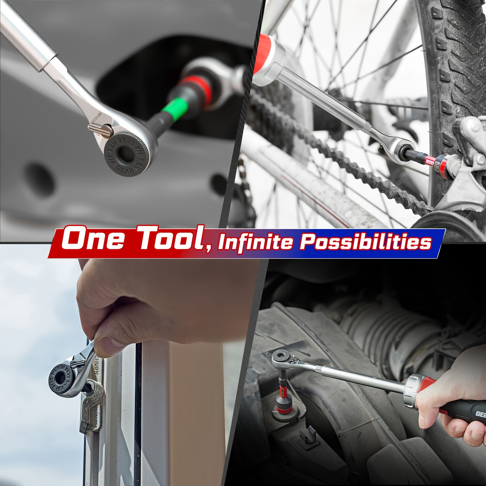 19pcs ratchet screwdriver bit set 1pc ratchet screwdriver all in one 1pc mini wrench 12pcs   bits ph1 1 ph2 2 ph3 1 sq1 1 sq2 1 sq3 1 t20 2 t25 2 sl 8 1 5pcs 65mm nut drive Product details 7